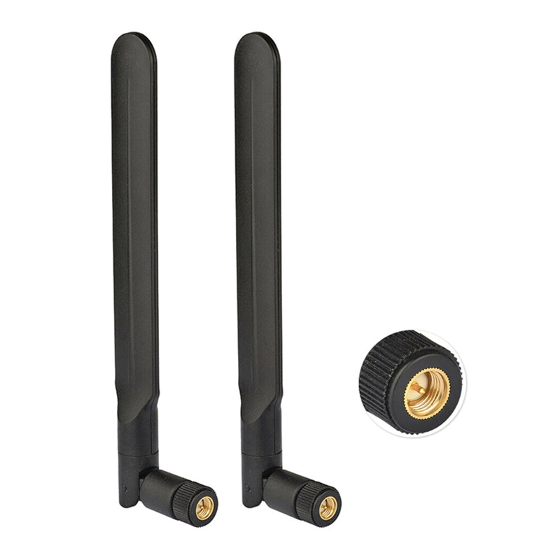 Ăng Ten WiFi 5dBi 2 4G Hình Lông Vũ Cho Bộ Định Tuyến WiFi Không Dây Mini PCI