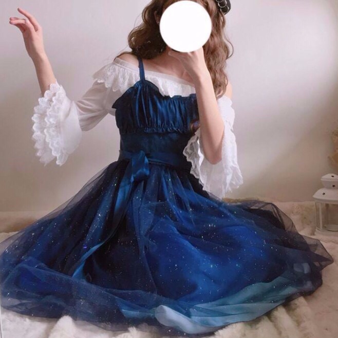YAS0264-Váy lolita cổ tích ánh sao