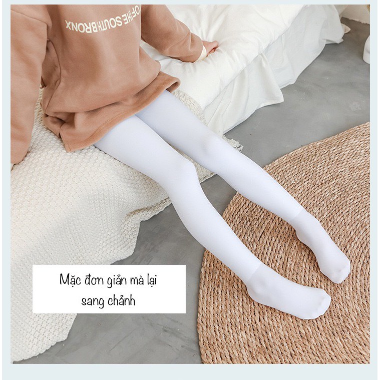 Quần legging quần tất liền bàn lót lông siêu dày cho bé