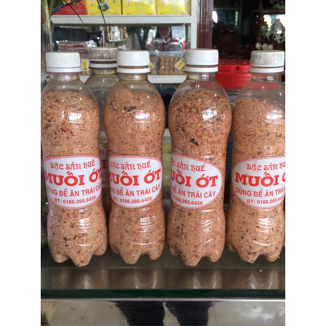 Muối ớt huế chấm trái cây