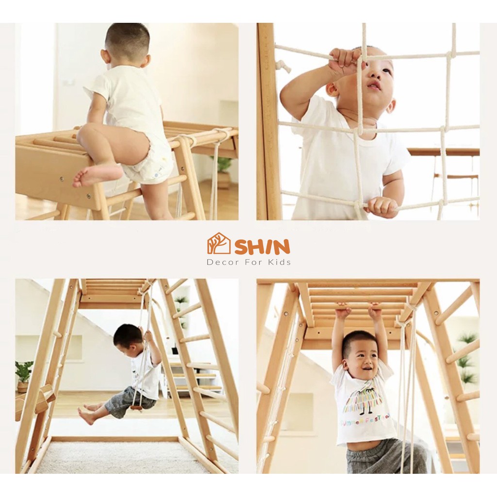 Khu vui chơi đa năng trong nhà cho bé - Baby Gym