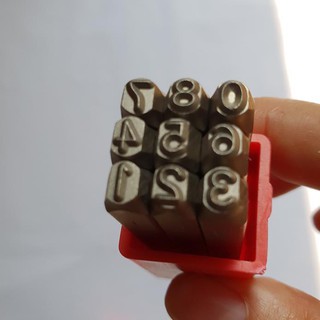 Bộ đục số đóng số 4mm-XUÔI