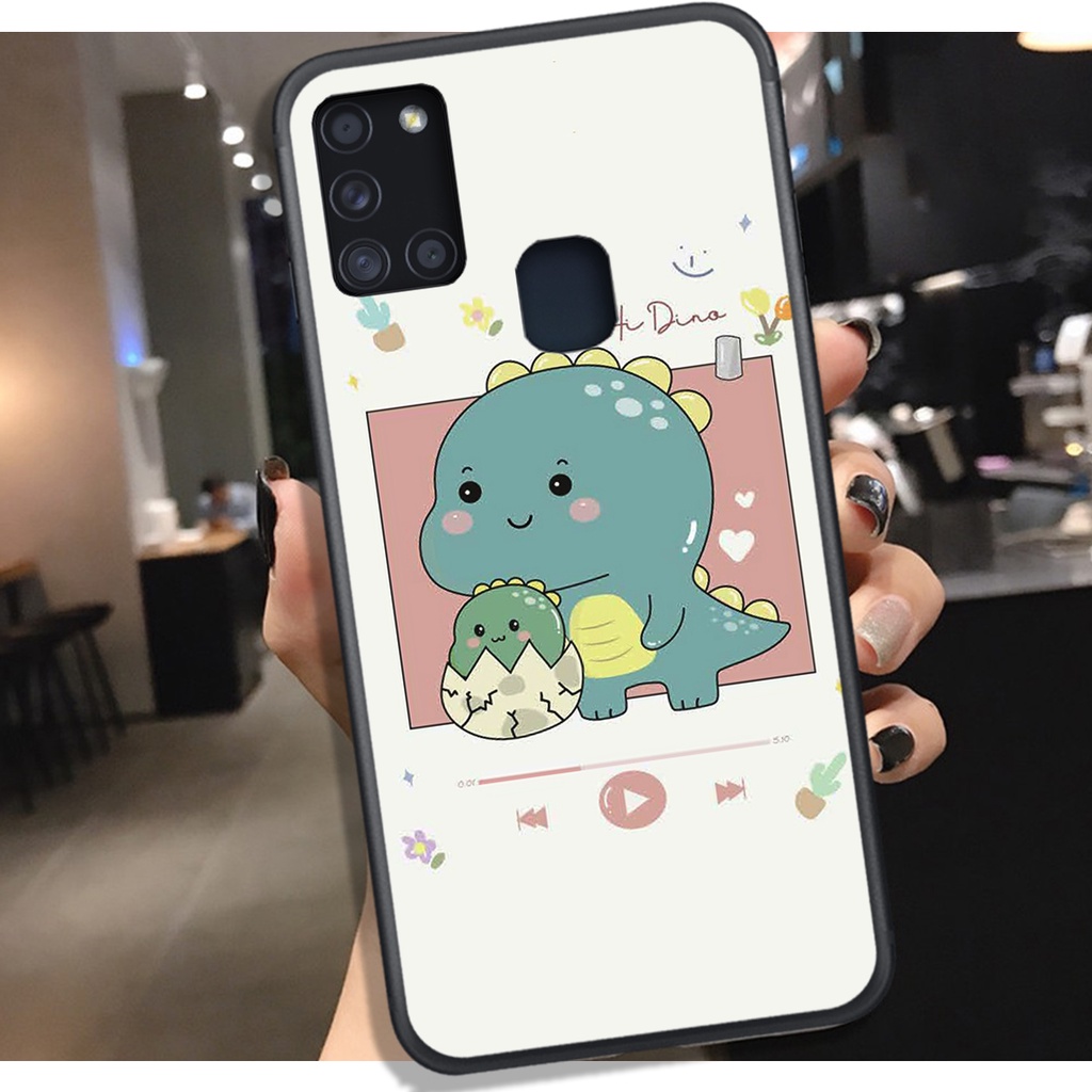 [HOT]ỐP SAMSUNG A21S - M21 - M30S - M31, IN HÌNH KHỦNG LONG CHIBI SIÊU DỄ THƯƠNG.