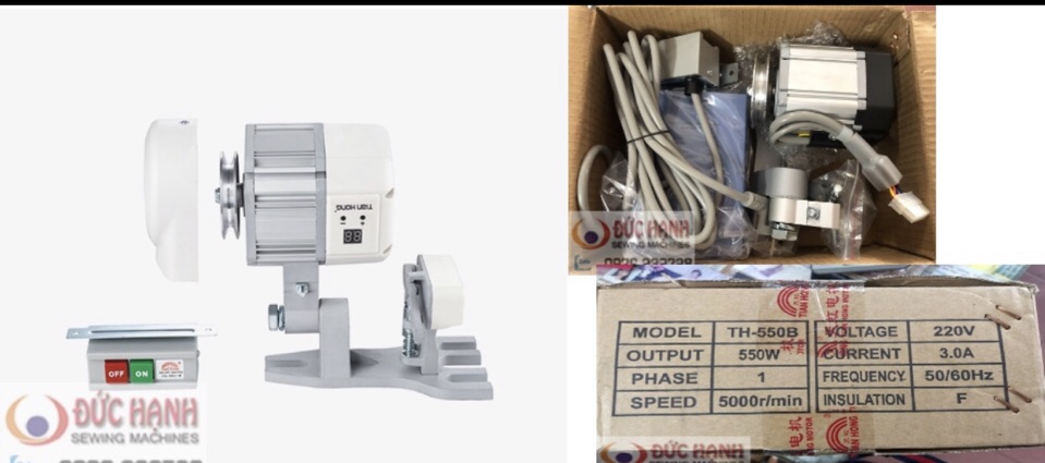 Mô tơ tiết kiệm điện sử dụng cho máy may 1kim và máy vắt sổ