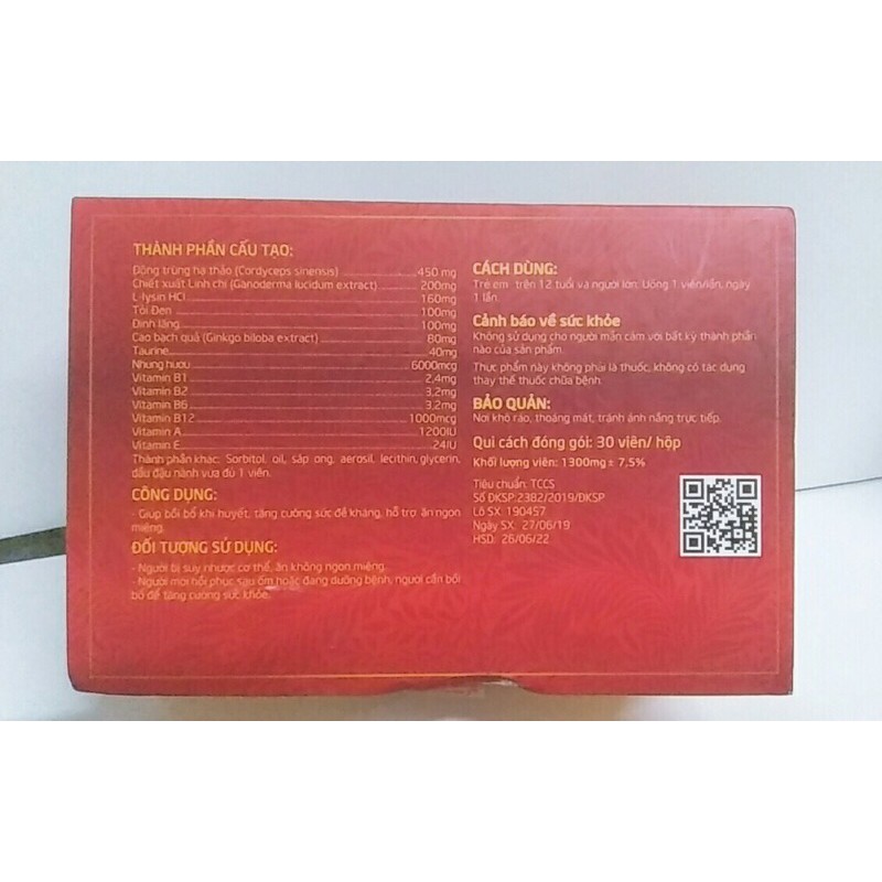 Viên uống  đông trùng hạ thảo  Y PHÚC- Giúp tăng sức đề kháng, ăn ngon ngủ tốt, bồi bổ khí huyết, phục hồi sức khoẻ | BigBuy360 - bigbuy360.vn