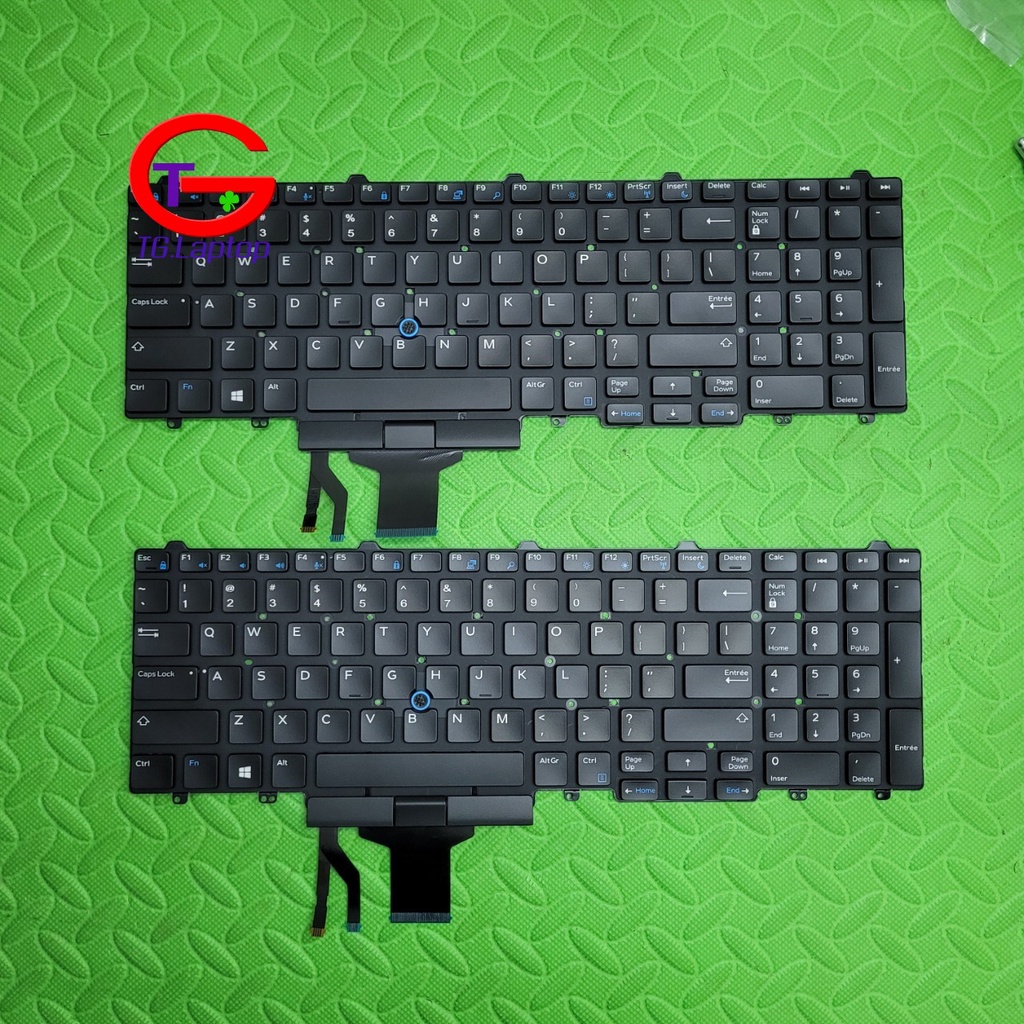 Bàn Phím Dell Latitude Genuine E5550, E5570, E5580, Precision 5710, 7510, Laptop Keyboard N7CXW