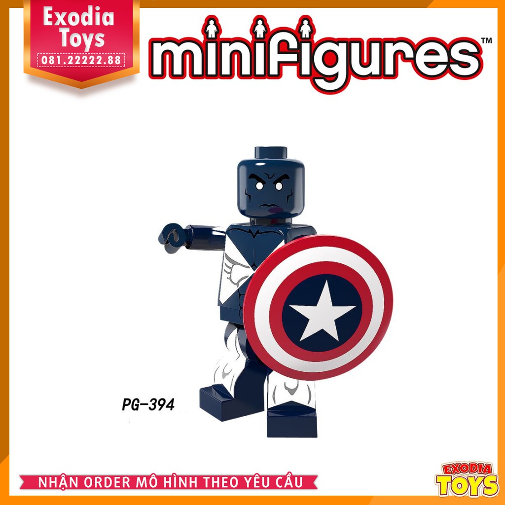 Xếp hình minifigure nhân vật siêu anh hùng Marvel - Đồ Chơi Lắp Ghép Sáng Tạo - POGO 8108