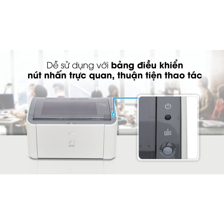 Máy in laser đen trắng Canon LBP2900 Bảo hành chính hãng 12 tháng