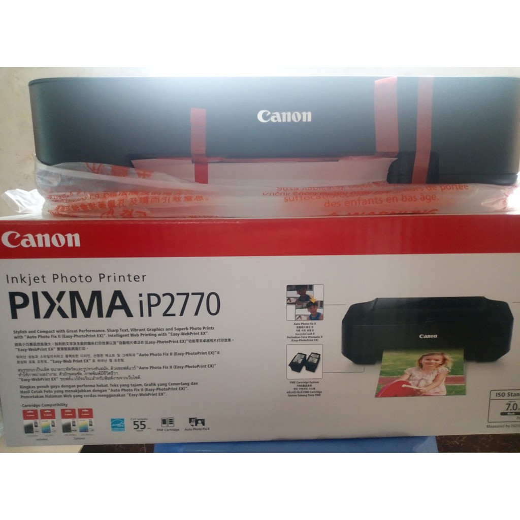 ✼♂✿MÁY IN PHUN MÀU CANON PIXMA IP2770 ( CHƯA CÓ  ĐẦU IN) HÀNG CHÍNH HÃNG - BH 12 THÁNG