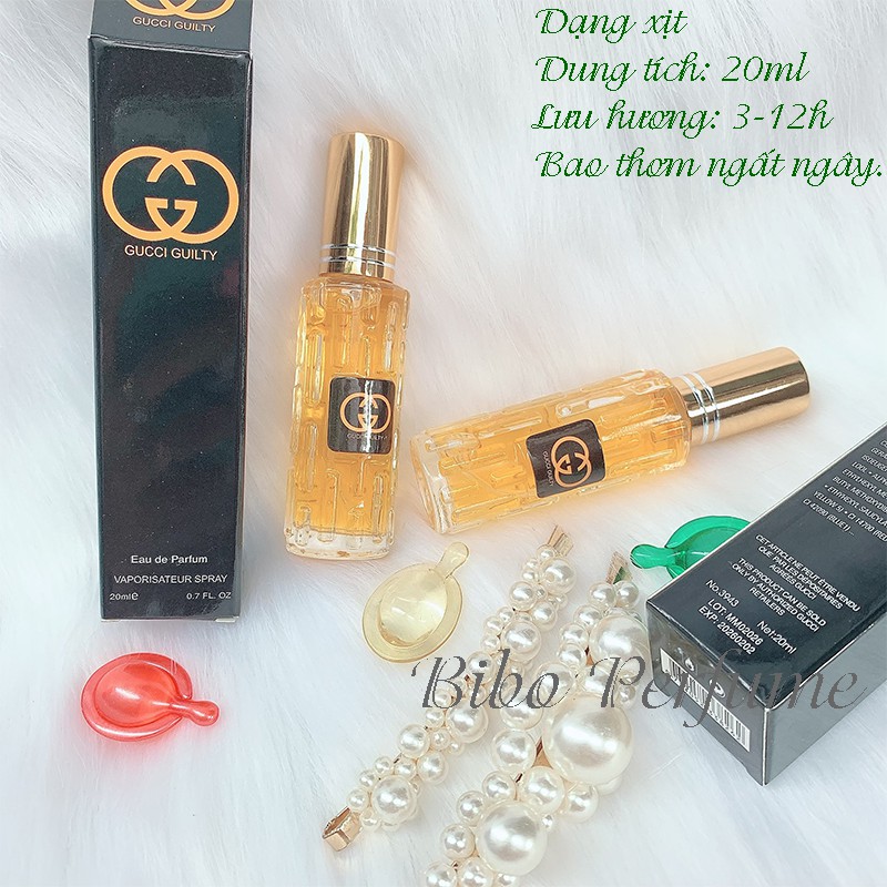 [ CỰC THƠM] NƯỚC HOA NỮ MINI 20ML NỮ TÍNH (như hình) | Thế Giới Skin Care
