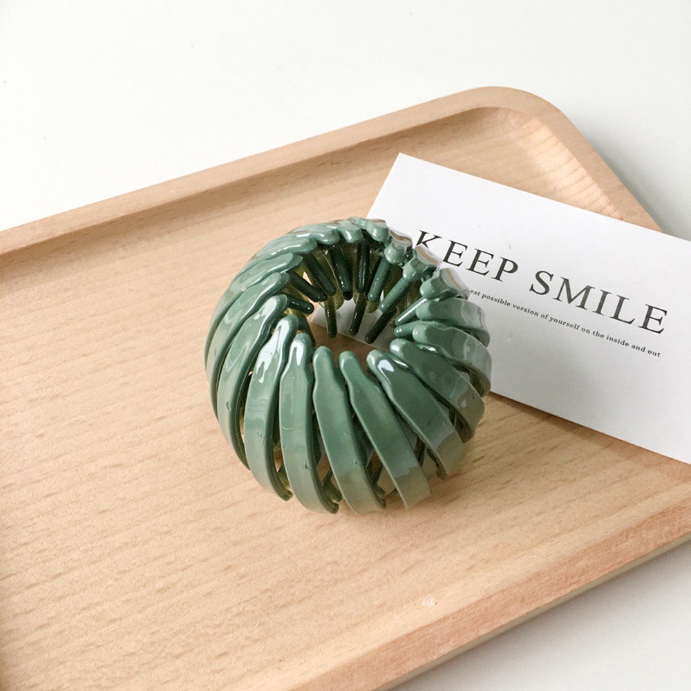 Kẹp Tóc Dạng Tổ Chim Nhiều Màu Sắc Phong Cách Cổ Điển Cho Nữ