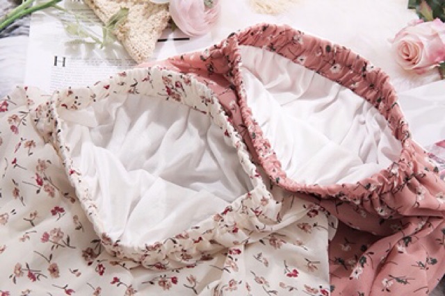Chân váy hoa nhí dáng tầng xoè ulzzang CV04 | BigBuy360 - bigbuy360.vn