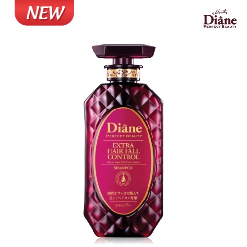 Dầu Gội Kích Thích Mọc Tóc Moist Diane Extra Hair Fall Control 450ml Phục Hồi và Kiểm Soát Tóc Rụng