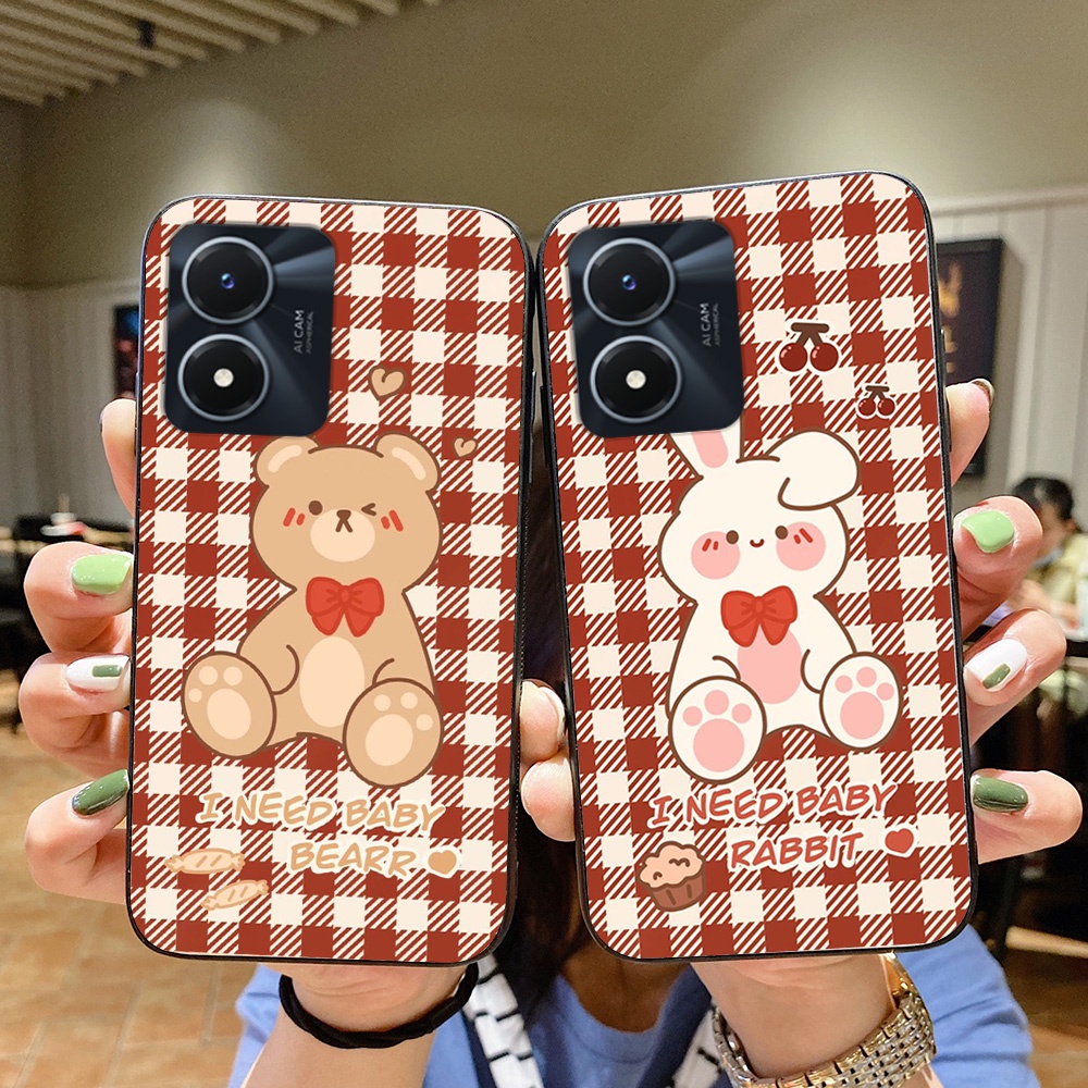 Ốp lưng điện thoại vivo y02s / y01 / vivo y02 / vivo y02t in hình gấu nâu vô cùng đáng yêu