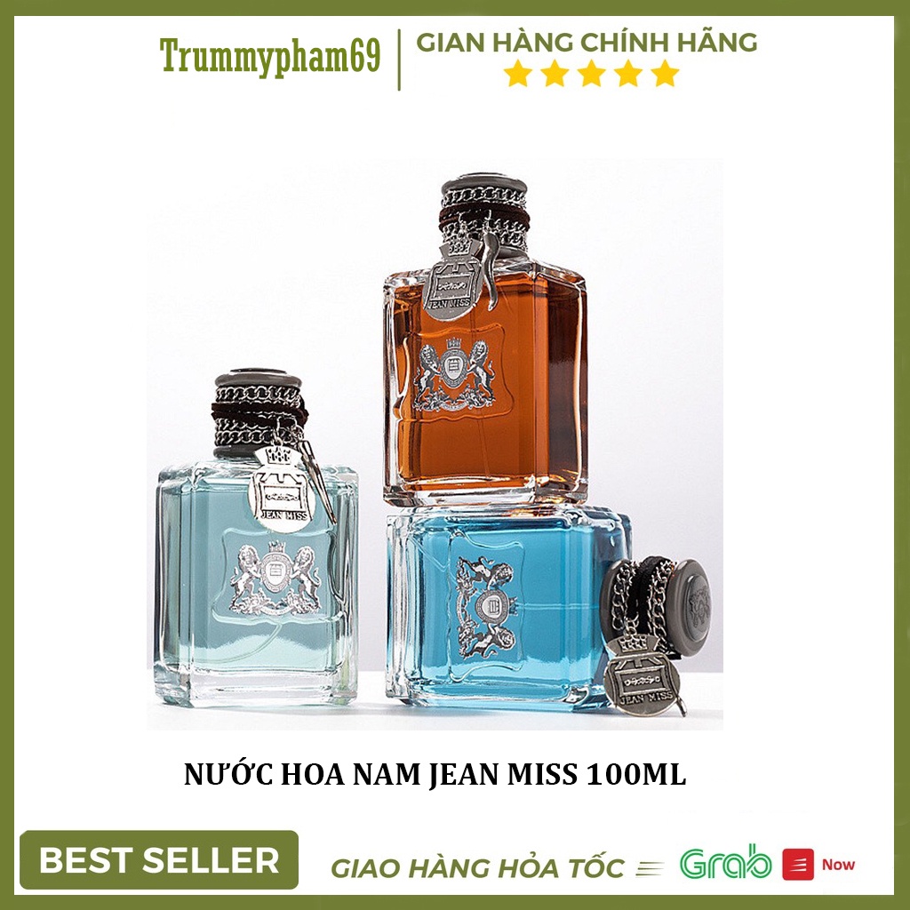 Nước hoa nam Jean Miss hương thơm nam tính mạnh mẽ 100ml