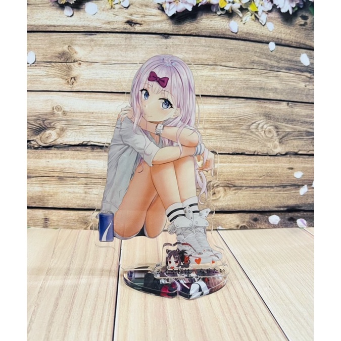 tượng để bàn Kaguya Sama:love ls war size lớn mica trong/standee anime Kaguya Sama:love ls war