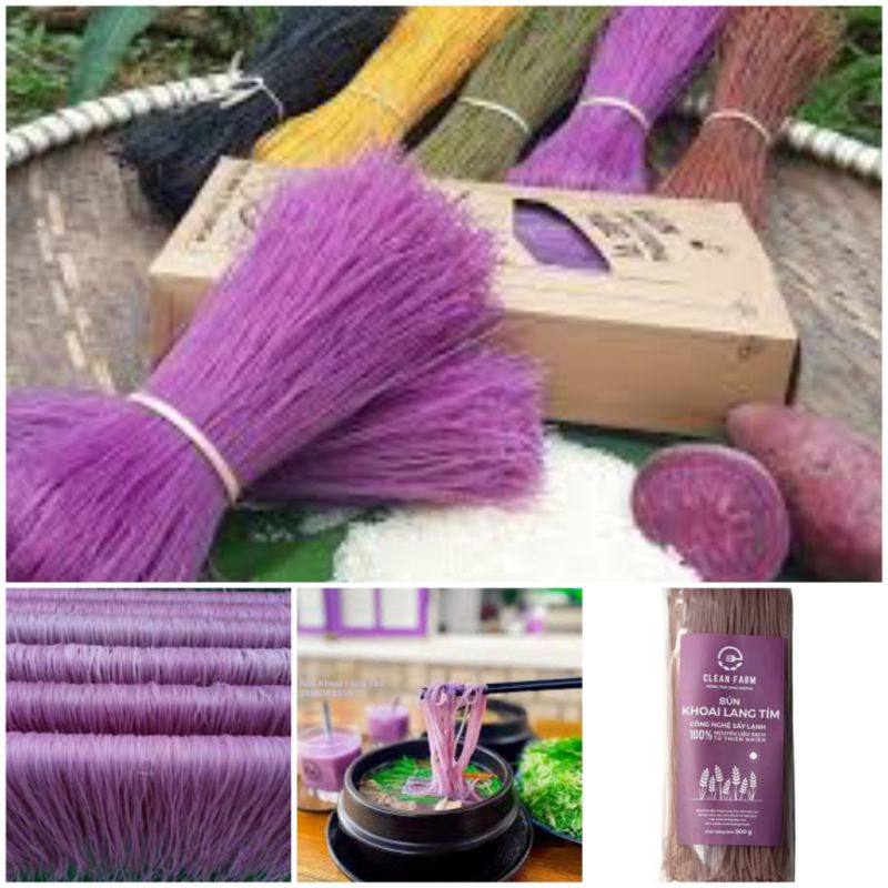 1kg bún khoai lang tím healthy eatclean giảm cân Cao Bằng