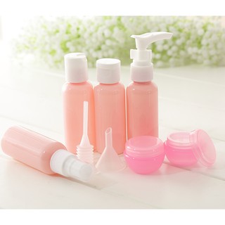 Bộ chiết mỹ phẩm du lịch 9 món tiện dụng