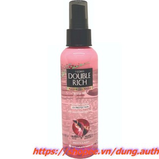 Xịt Dưỡng Tóc 120ml Double Rich Chăm Sóc Tóc Hư Tổn (Mẫu Mới) Chính Hãng.