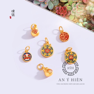Charm Khóa lộc vàng #C214 ( An Ý Hiên)