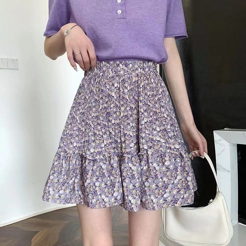 Chân Váy Nữ Lưng Cao Xếp Ly Thời Trang Hàn 2021 | BigBuy360 - bigbuy360.vn