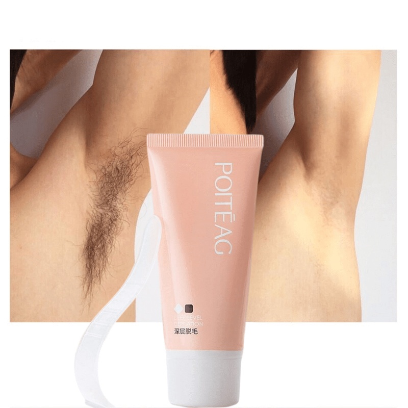 Kem Tẩy Lông Nách Tẩy Lông Chân An Toàn Hiệu Quả 60ML Triệt lông vùng kín nách tay và chân Nhanh chóng, nhẹ nhàng và không gây kích ứng