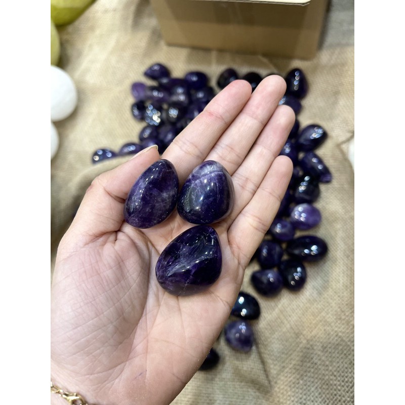 Palm Amethyst - thach anh tím viên thanh tẩy | BigBuy360 - bigbuy360.vn