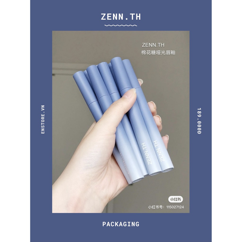 [ZENN.TH] Son kem lì Zenn.th Cotton-Kissed Matte Liquid