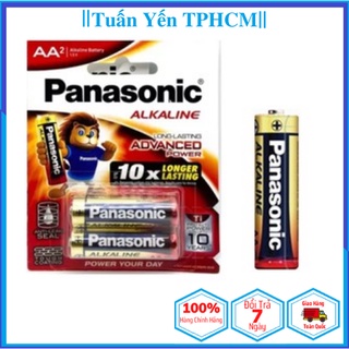 PIN AA PANASONIC ALKALINE VỈ 2 VIÊN LR6T 4B