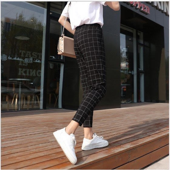 Quần Baggy caro unisex cá tính | BigBuy360 - bigbuy360.vn