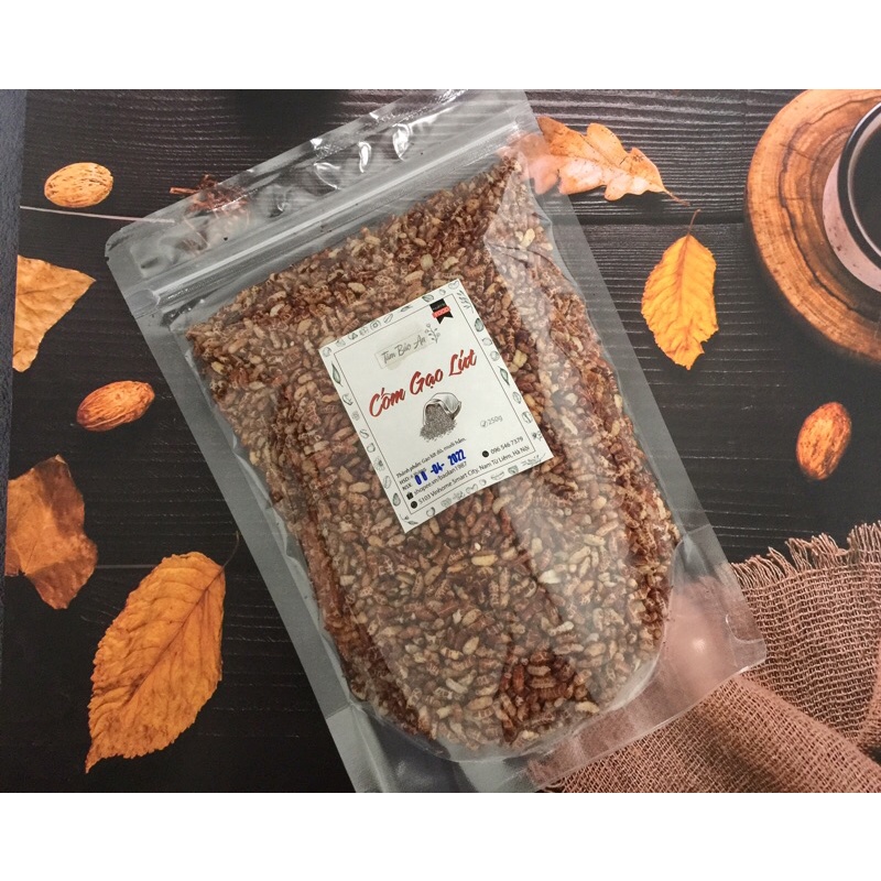 Gạo lứt sấy ăn liền (cốm gạo lứt rong biển) không gia vị, hỗ trợ ăn kiêng & giảm cân - Sản phẩm Tâm Bảo An