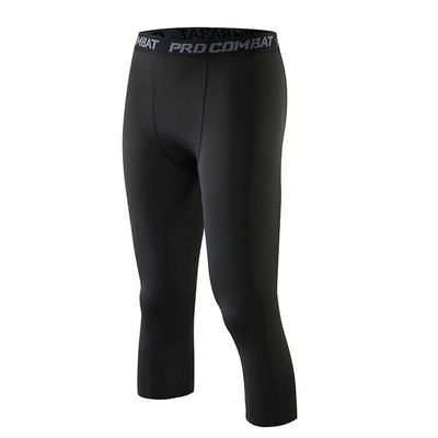 QUẦN GIỮ NHIỆT COMBAT PRO LEGGING NAM DÁNG LỬNG MÀU ĐEN