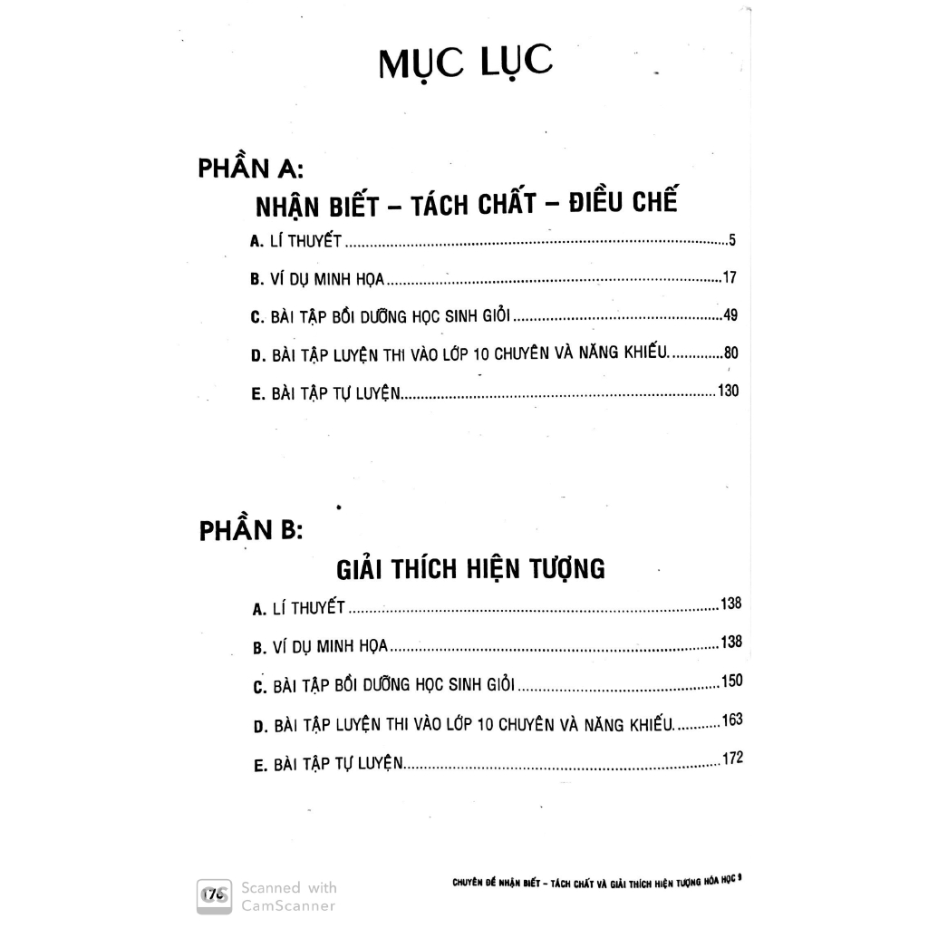 Sách - Chuyên Đề Nhận Biết Tách Chất Và Giải Thích Hiện Tượng Hóa Học 9