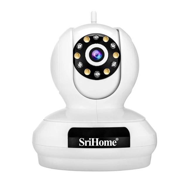 Camera IP wifi SriHome SP019 siêu nét 5.0MPx QHD 2K+ độ phân giải 2560 x 1920 - đèn trợ sáng màu ban đêm