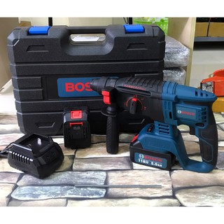 Máy khoan bê tông, khoan đục bê tông Bosch 3 chức năng dùng pin