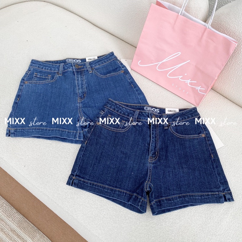 Quần short jean nữ đẹp lưng cao cạp cao xẻ lai co giãn sỉêu êm phong cách thời trang trẻ trung MIXX STORE