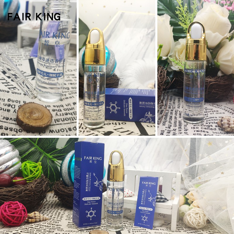 FAIR KING Face Serum Chống Lão Hóa Da Mặt Thu Nhỏ Điều Trị Lỗ Chân Lông Tinh Chất Dưỡng Ẩm Dưỡng Da Sửa Chữa Làm Trắng Phục Hồi Da Mụn Kem Collagen