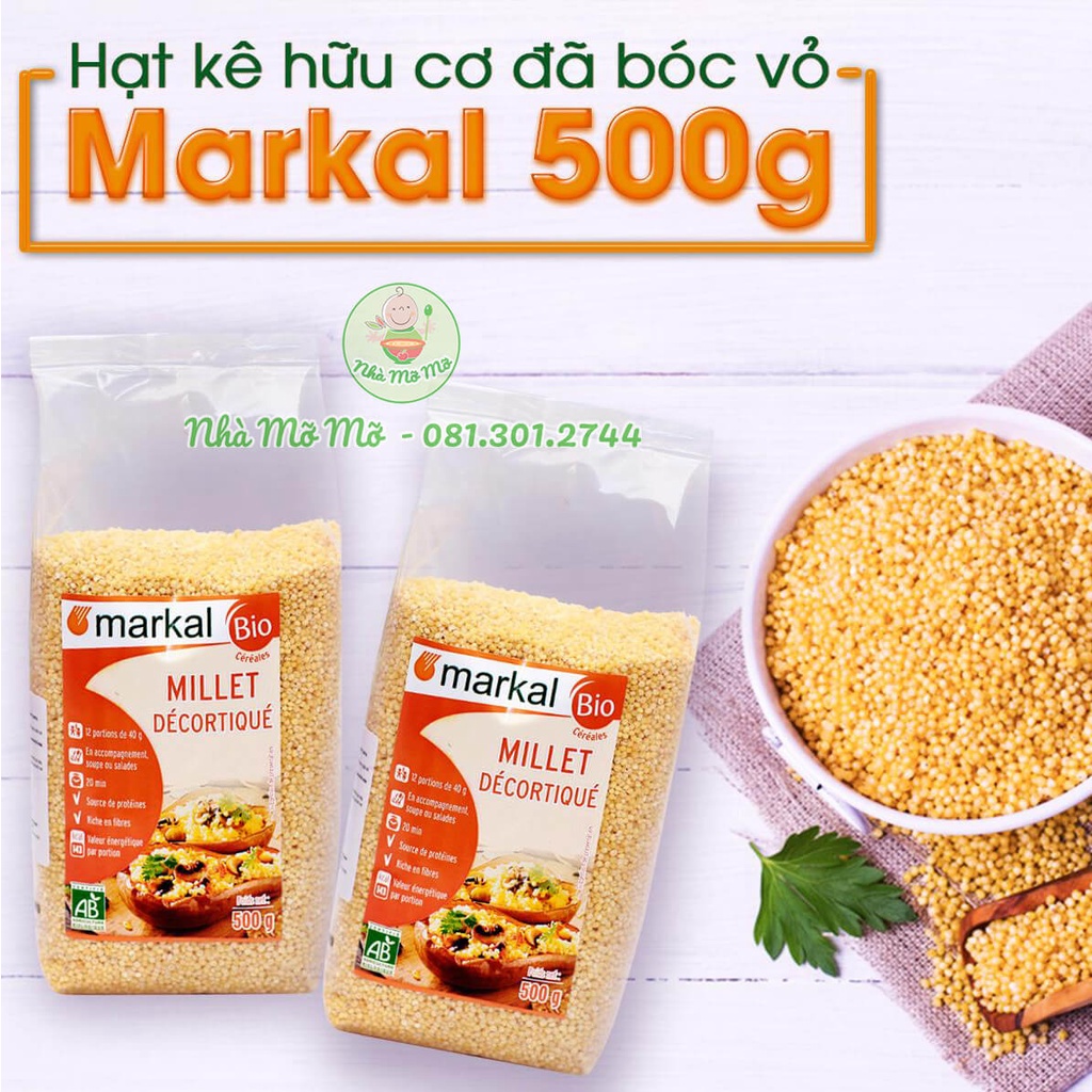 Hạt kê vàng hữu cơ Markal