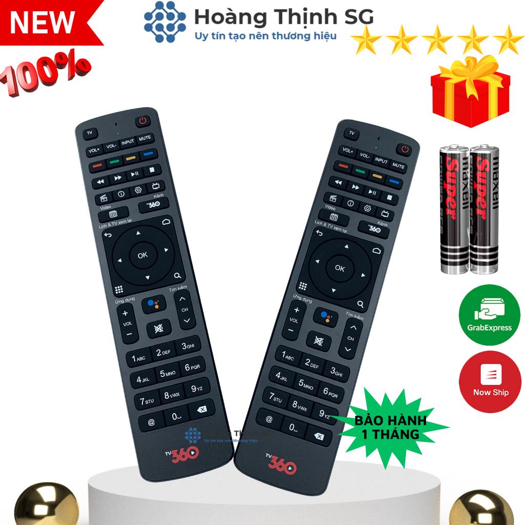 Remote điều khiển đầu thu Viettel TV360, Điều Khiển Viettel TV360 Có Giọng Nói - Tặng kèm pin