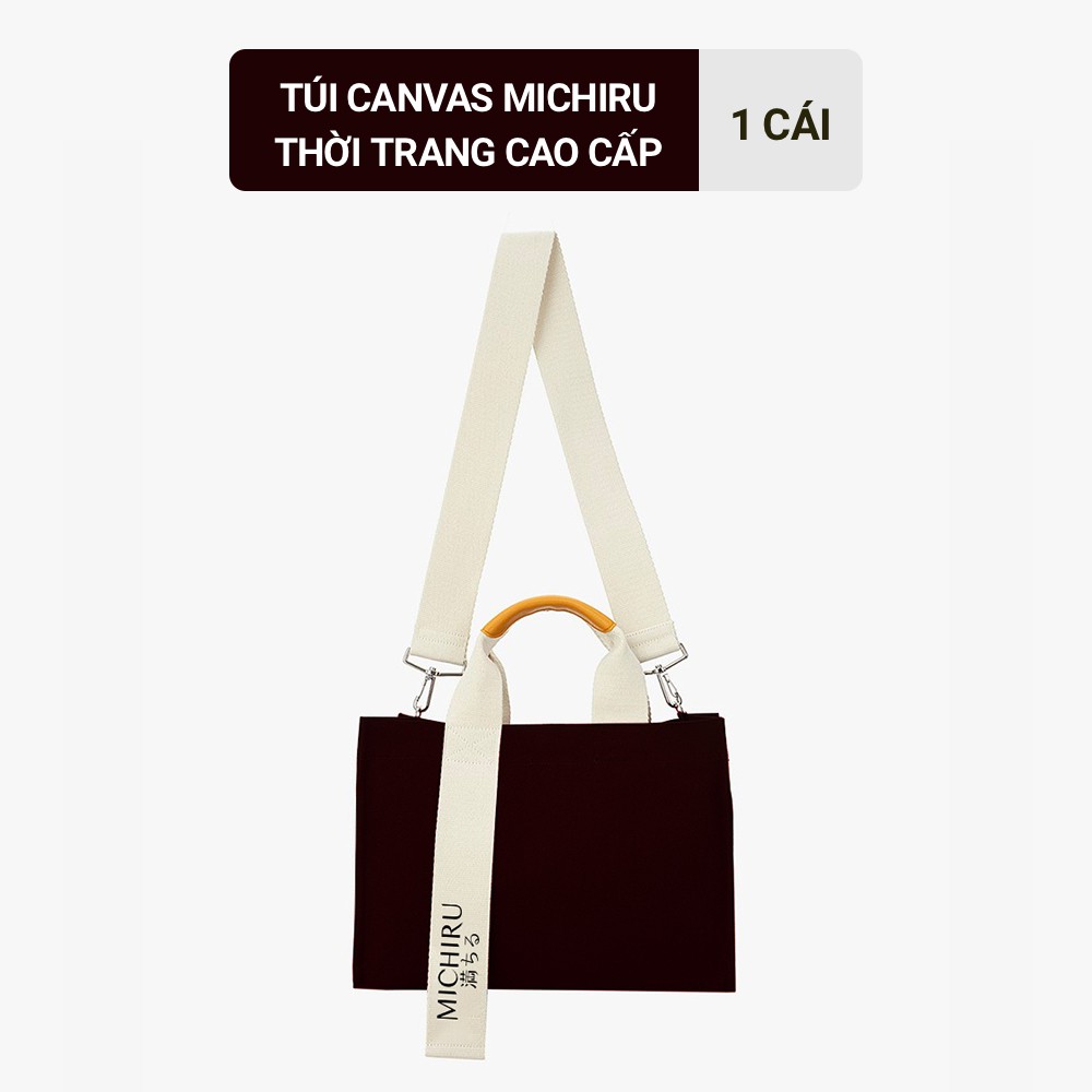 [HB GIFT] Túi Canvas Michiru thời trang cao cấp