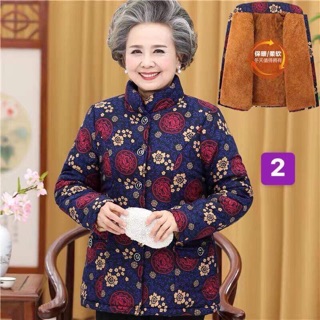 Áo khoác ấm lót lông cho bà,mẹ