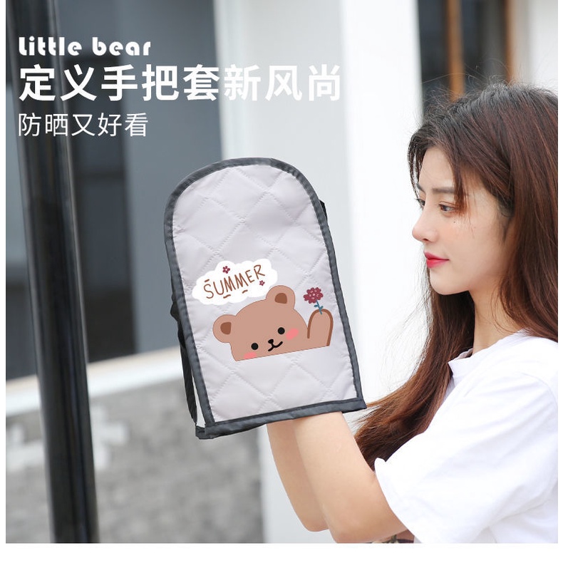 Găng tay chống nắng chống tia uv bảo vệ tay lái xe máy/ xe đạp điện tiện dụng