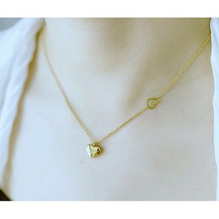 Dây Chuyền Trái Tim Titan Ko Đen TT 2580