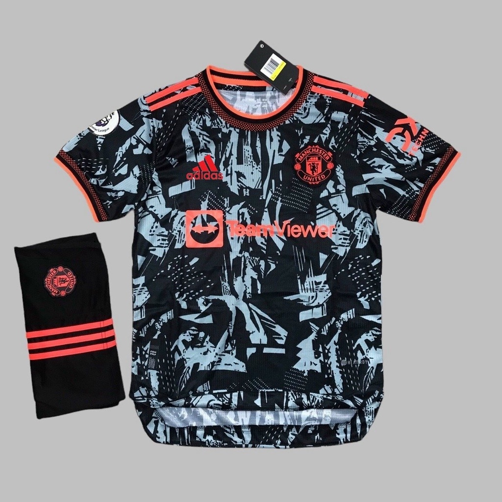 Áo bóng đá CLB Manchester UNITED - mầu cam- mùa giải mới- chất Polyeste Thái cao cấp