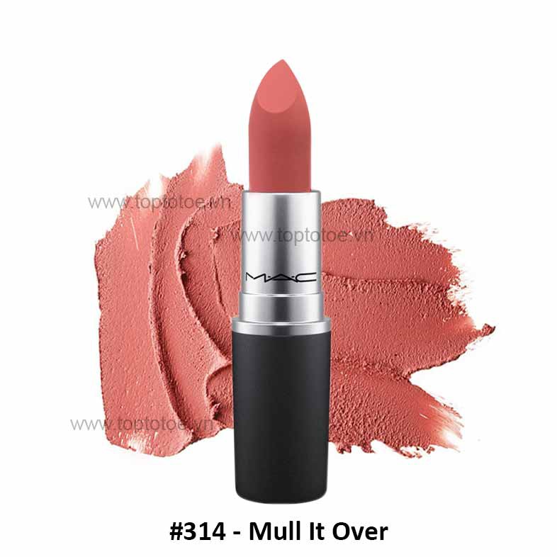 Son Lì MAC Powder Kiss Lipstick 3G Đủ Màu - Có Tem Nhập Khẩu