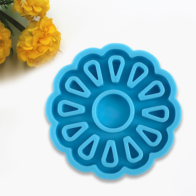 Khuôn Silicone Làm Mặt Vòng cổ Hình Hoa Cúc Độc Đáo