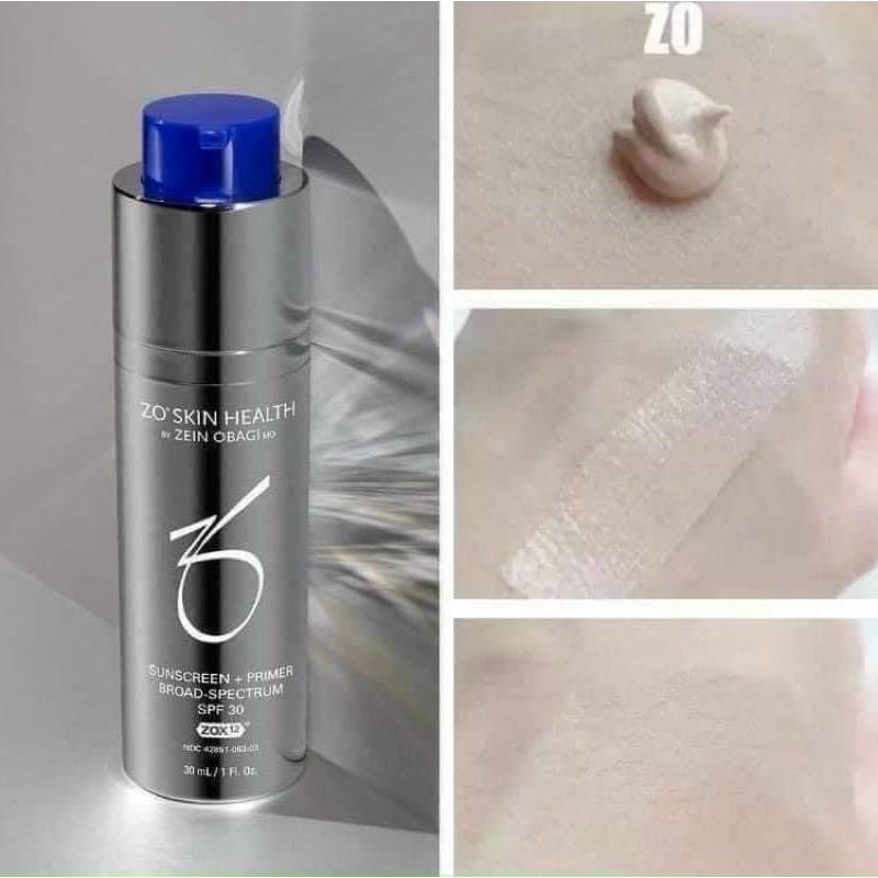 Kem chống nắng có nền Zo Skin Health Sunscreen Primer Broad Spectrum SPF30 chai 30mk