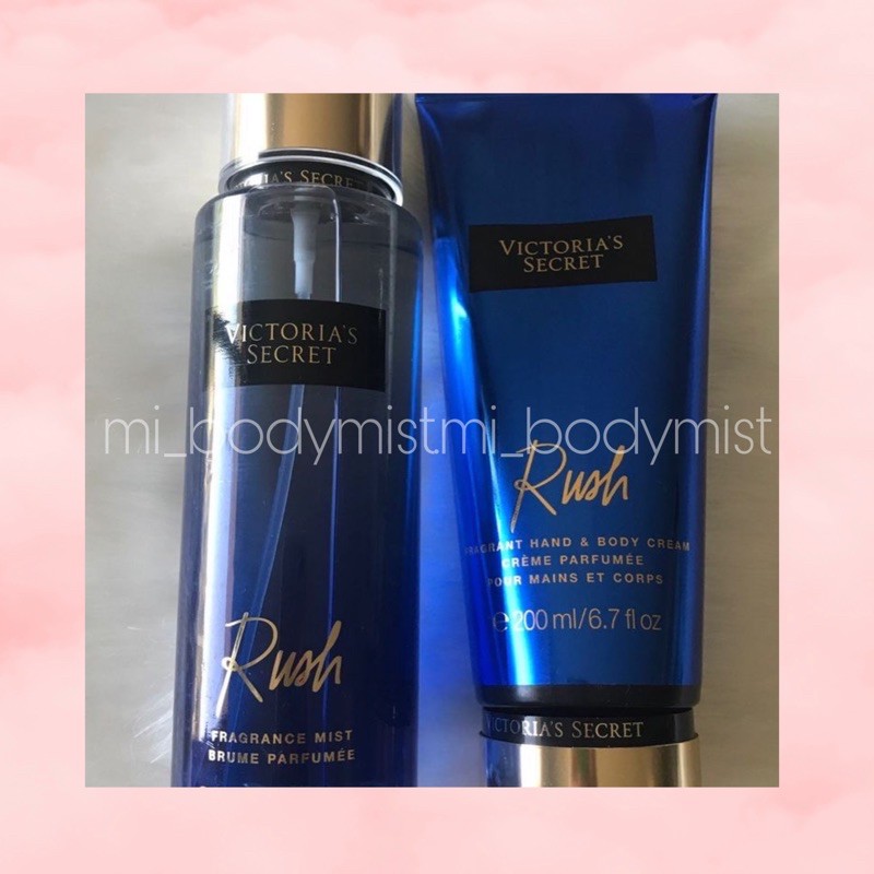 Cặp xịt thơm-dưỡng da Rush