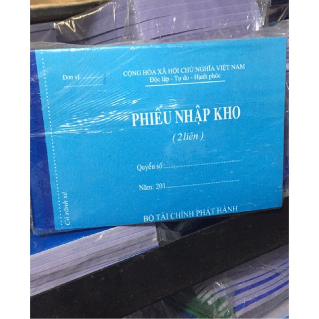 Phiếu nhập kho, Phiếu xuất kho A5/A4 (1lien-2lien-3lien )