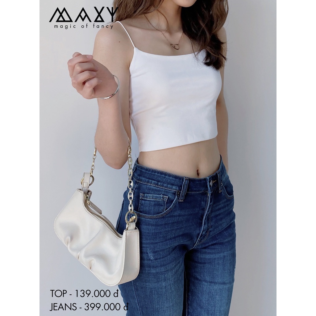 Áo croptop dây bún cami croptop Maxy Workshop | BigBuy360 - bigbuy360.vn